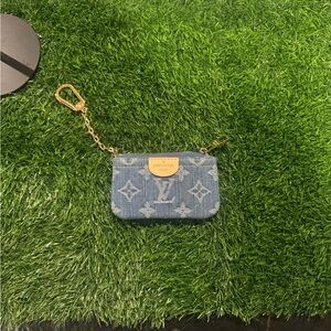 Louis Vuitton Denim Monogram Key Holder